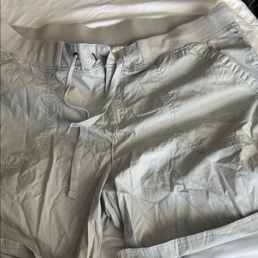 Light Gray cargo shorts
